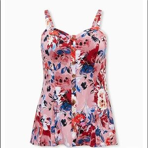 Torrid Stretch Challis Fit & Flare Cami